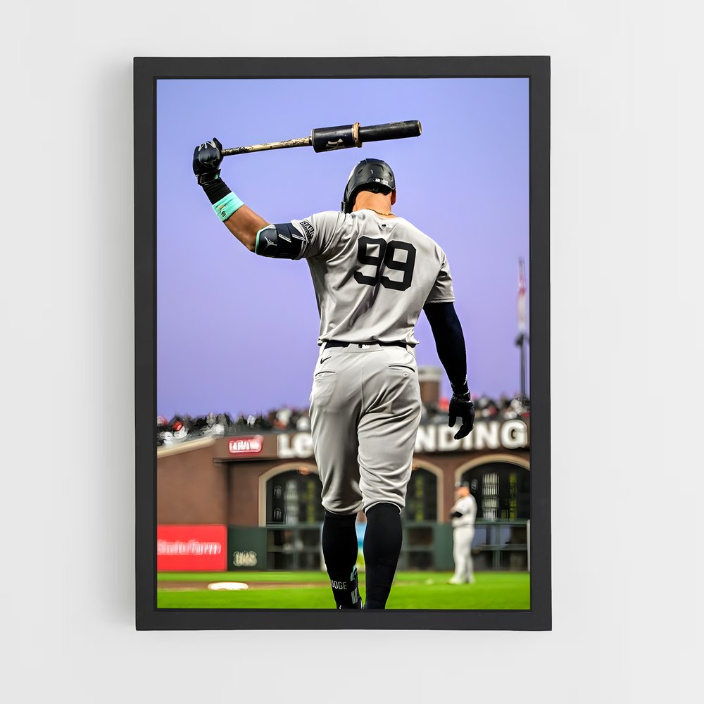 Poster Aaron judge – affiche Baseball (vue 2)